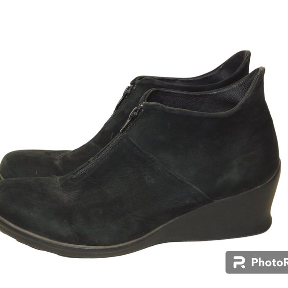 Dr. Zen Walky Suede Leather Wedge Comfort Shoes Size 43 (US Size 10.5) - Picture 7 of 11